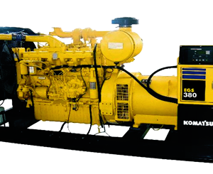 komatsu genset open type