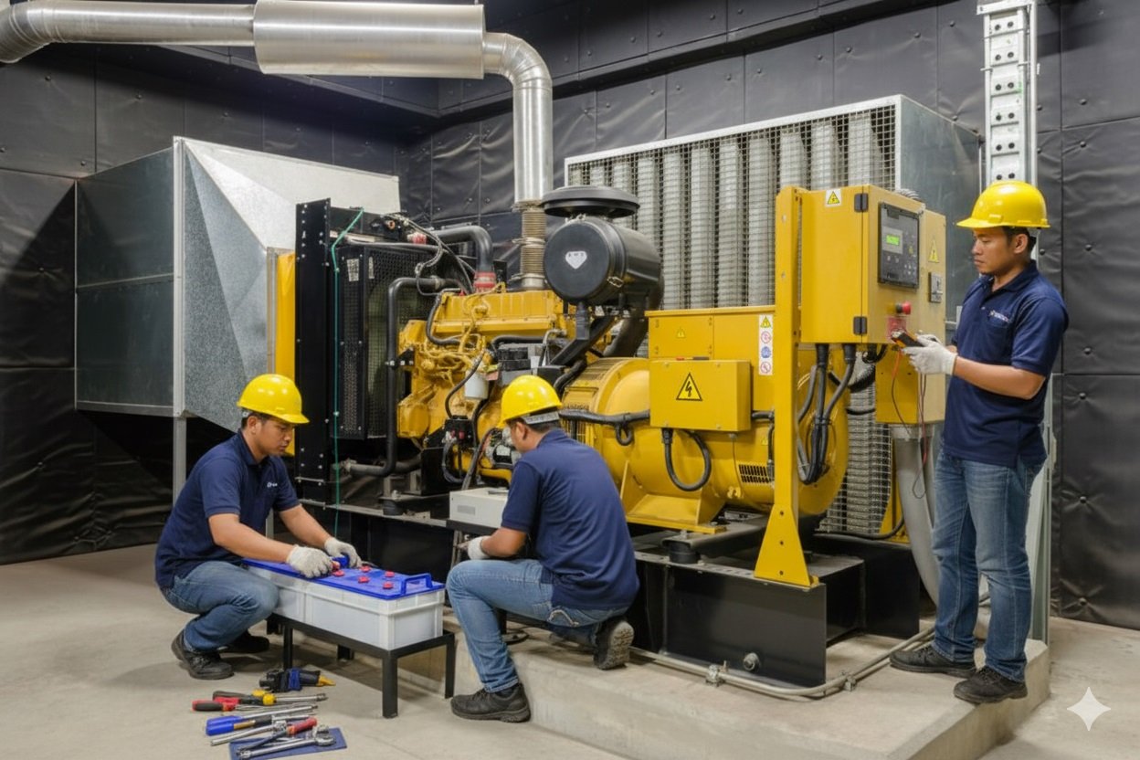 Pemeliharaan Genset Industri